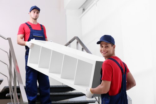Customer opening a storage unit at Totteridge Storage