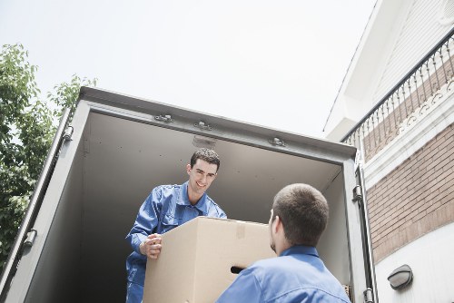 A professional removals service managing a house move in Totteridge