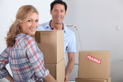 Furniture protected and loaded for Totteridge removals